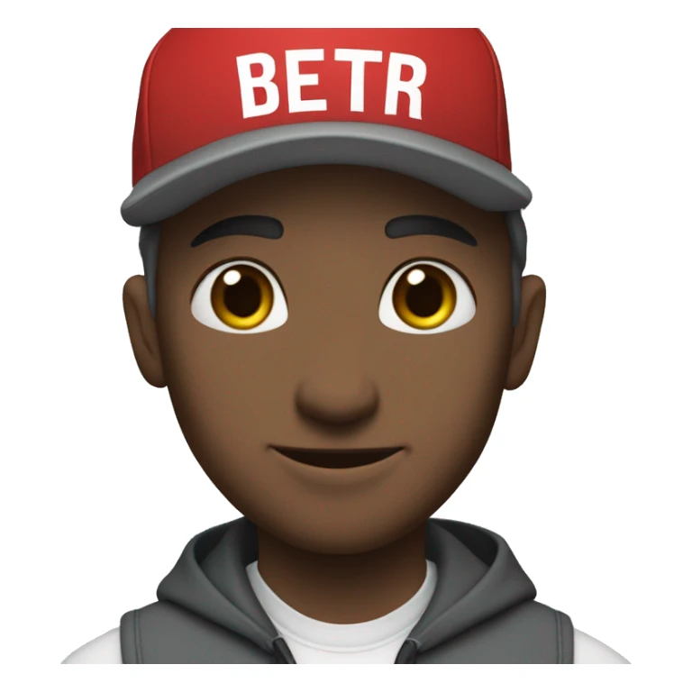 CMC holding a sign stating, "Jordan is bettr" sticker