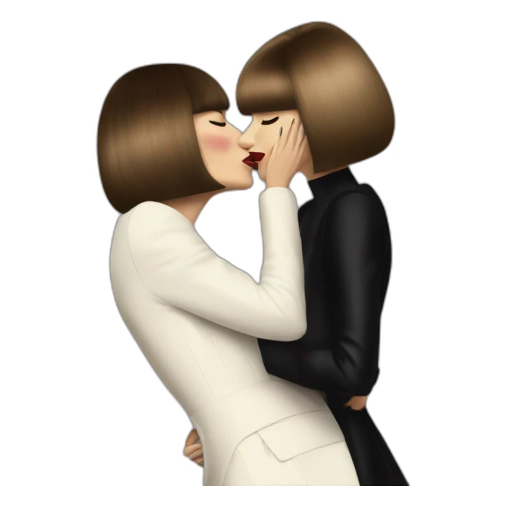 anna wintour kiss naomi campbell sticker