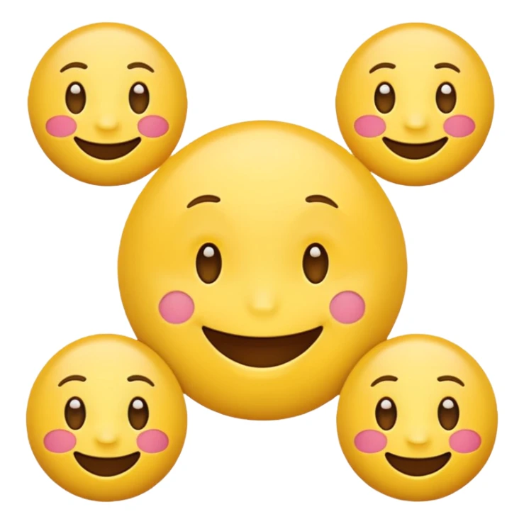 Yellow laughing emoji  sticker