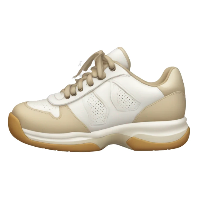 chunky white and beige tennis shoes sticker