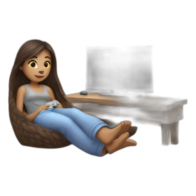 Cozy-gamer-woman sticker