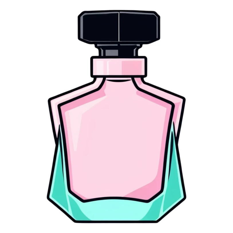 collectible vintage AVON perfume bottle shaped like a figurine sticker