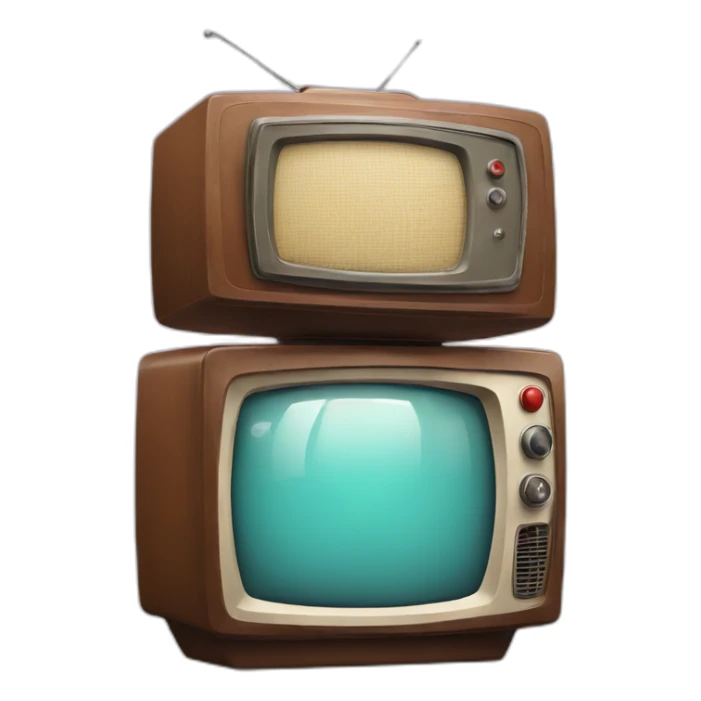 retro tv sticker