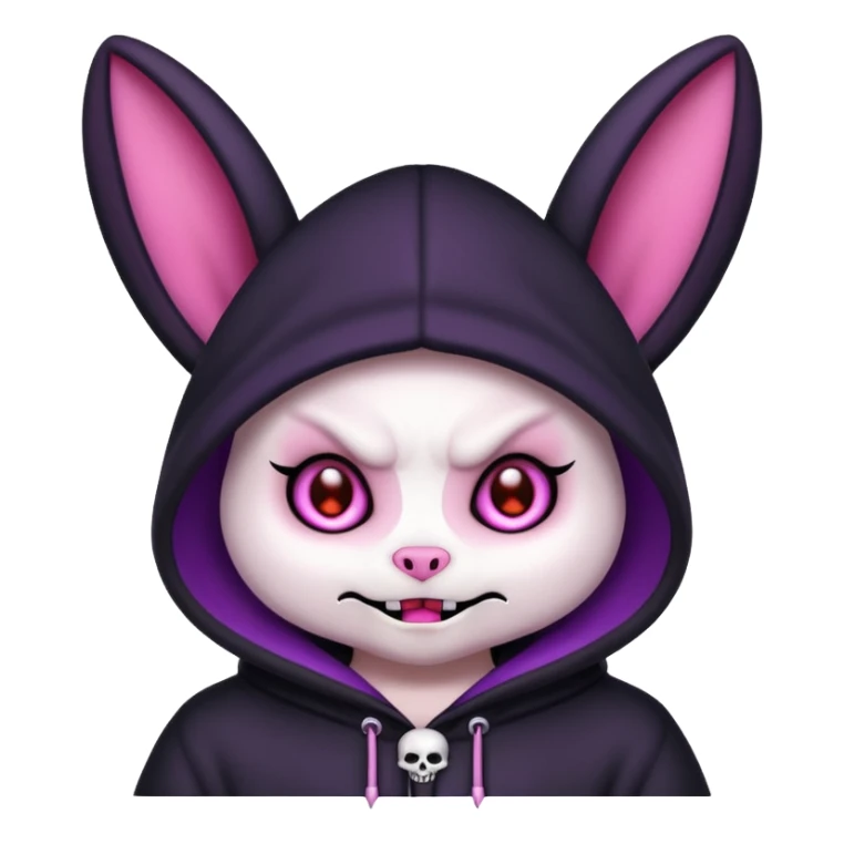 Exact kuromi emoji 100% accurate animal not human sticker