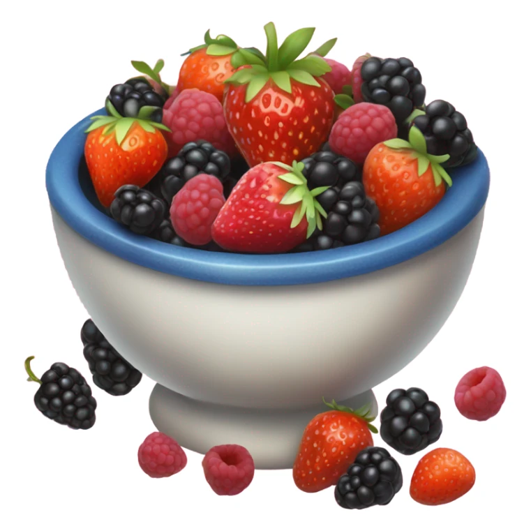 Bowl of berries sticker