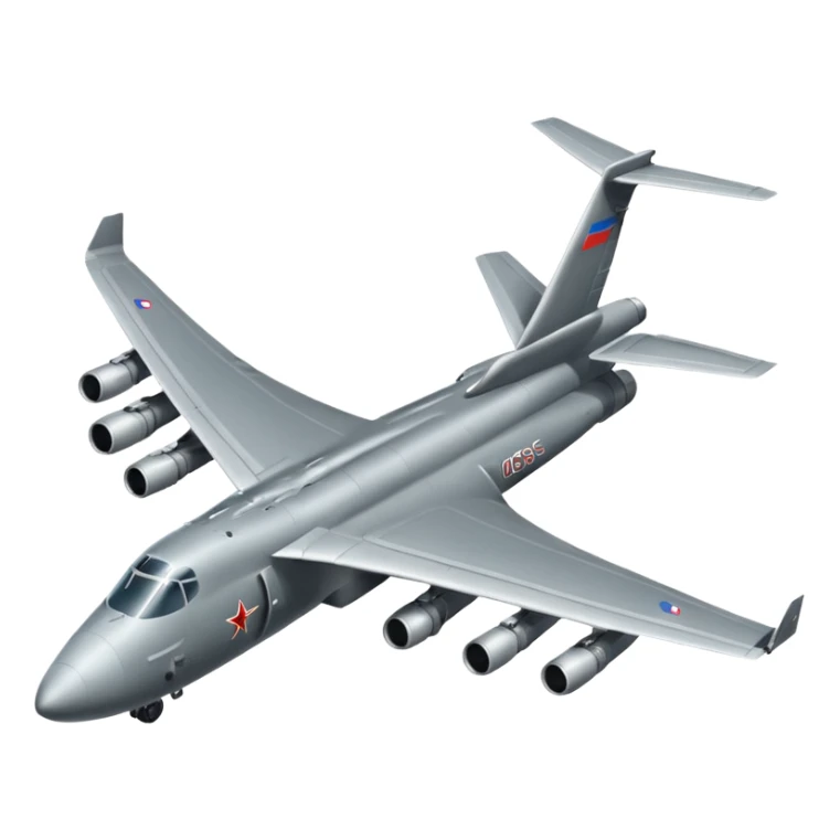 Russian military aircraft sticker