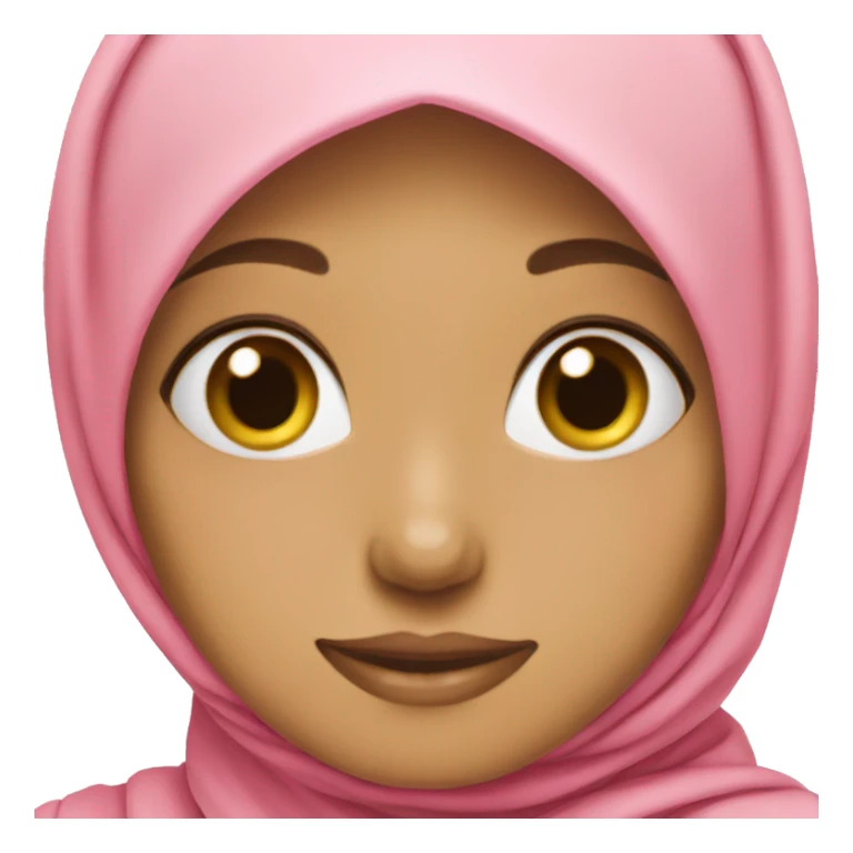 Pink hijabi girl sticker