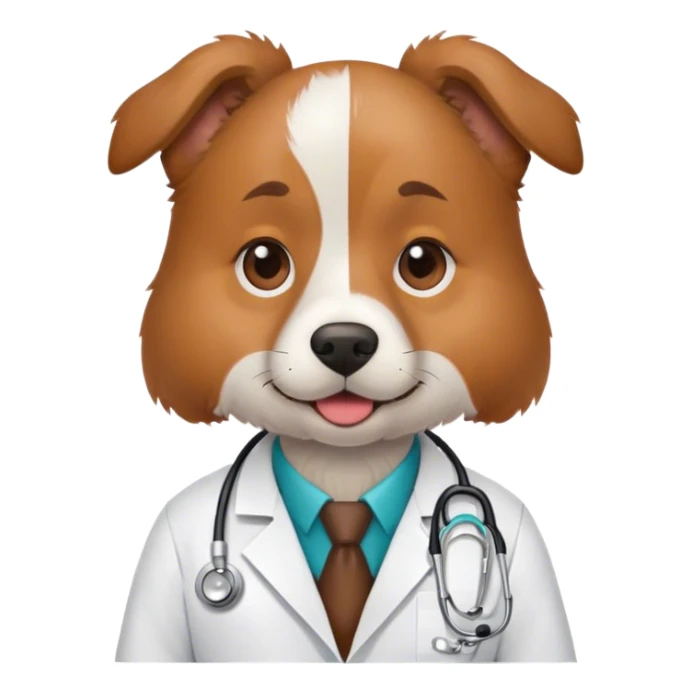 a doctor who is a dog sticker