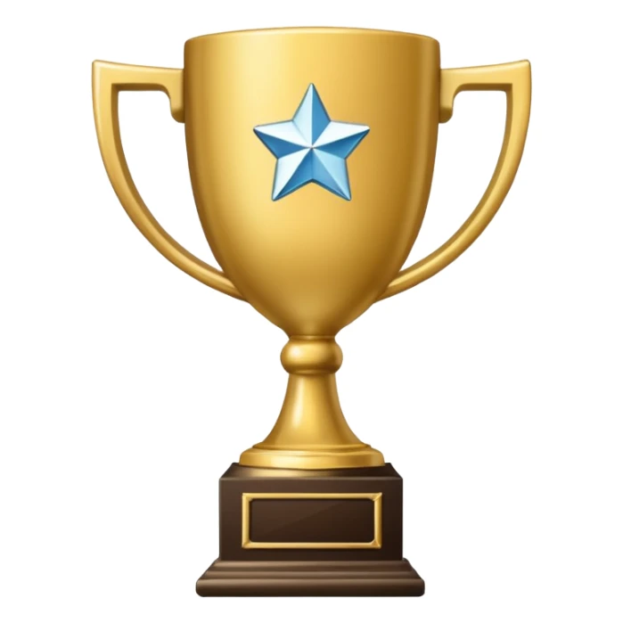 2ndd runner up trophy for a winter holiday themed contest sticker