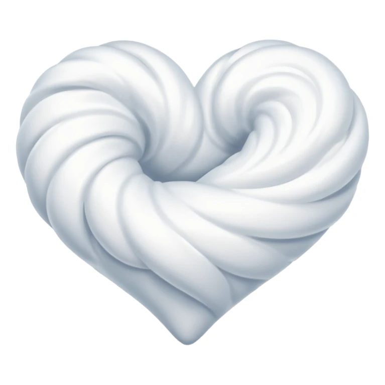 Swirling white hearts  sticker