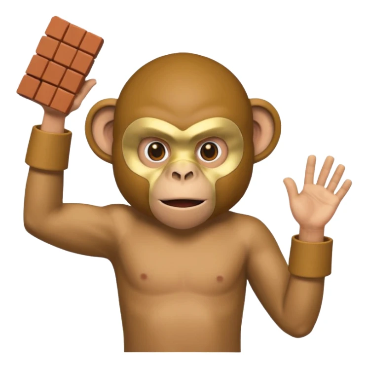 I NNED TO PUT MY FRIEND FACE TO A MONKEY AND THROW BRICK sticker