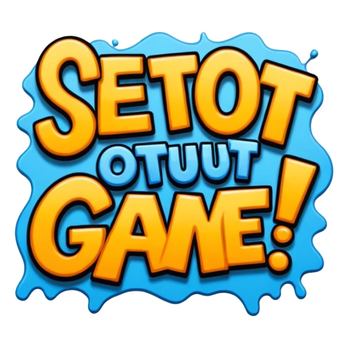 Painting that says "Get out of my game!!" sticker