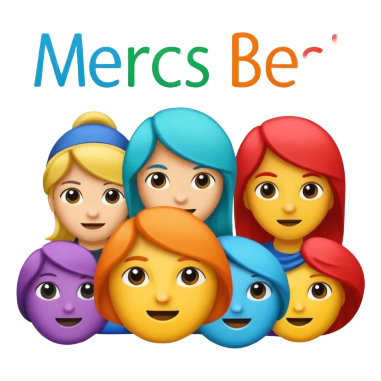 a text saying mercs we are the best in gif sticker