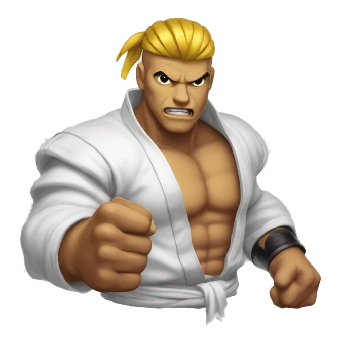 Blanca street fighter cerveza sticker