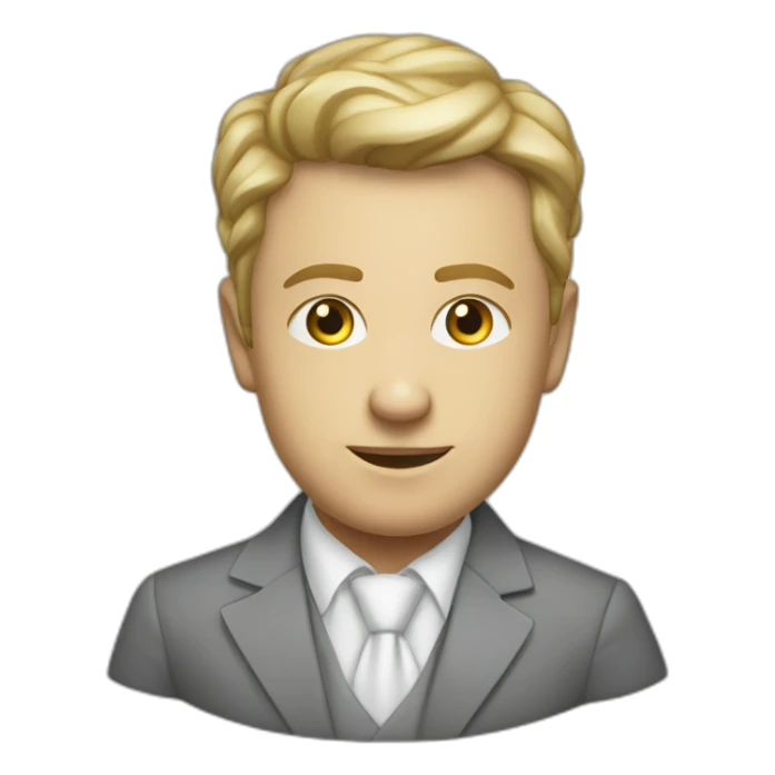 sandem white people head future banker crypto usd rich sticker