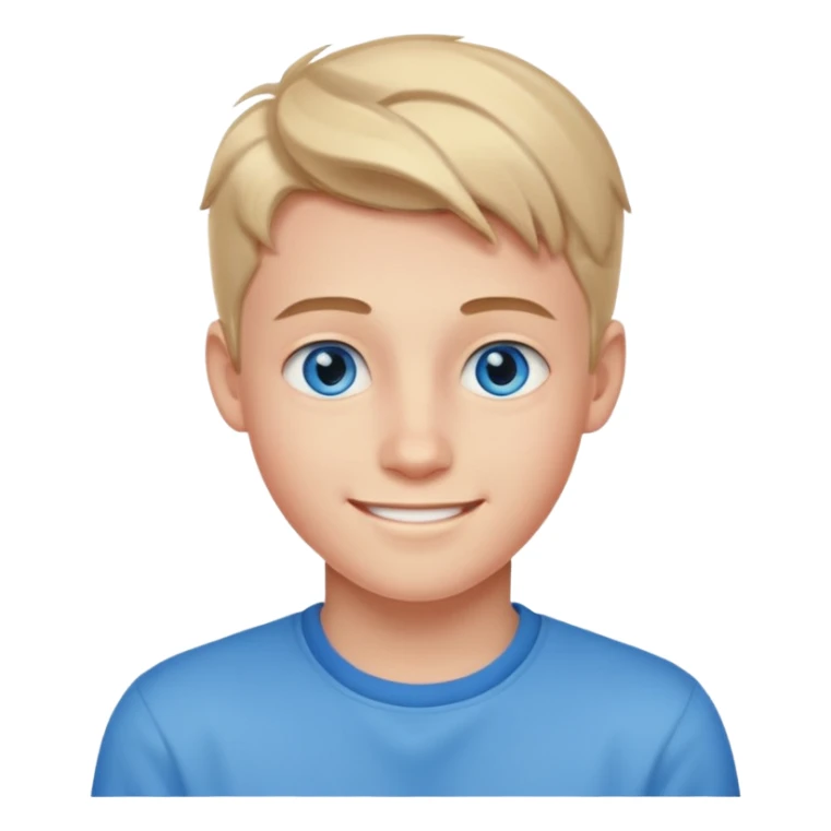 niño guapo adolescente de ojos azules sonriendo ENAMORADO sticker