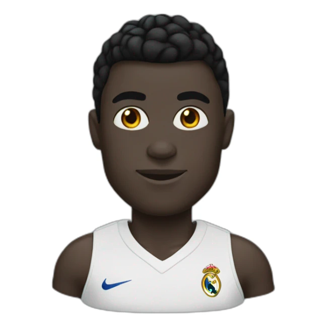 Cristiano Ronaldo with black skin sticker