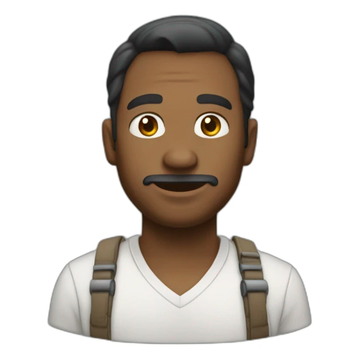 Un homme daltonien sticker