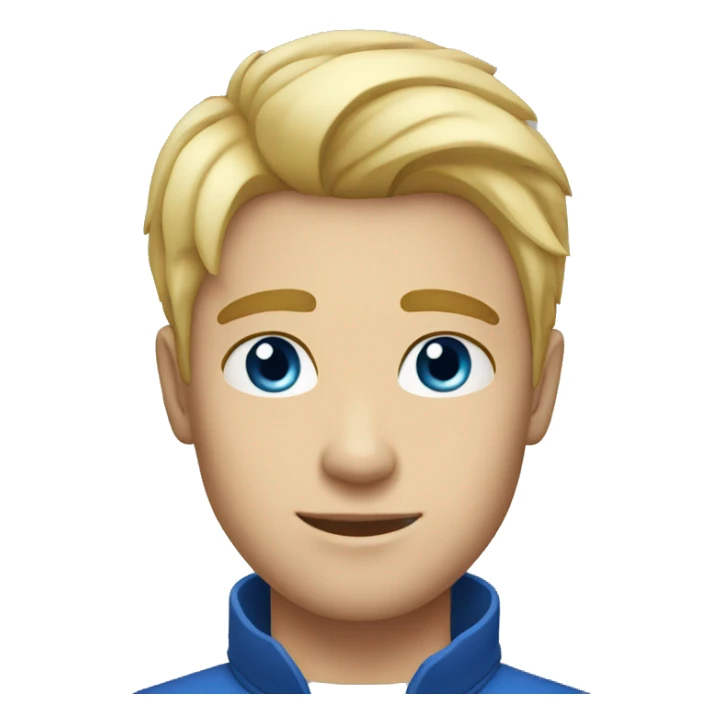 29 year old blonde hair blue eyes man short hair sticker