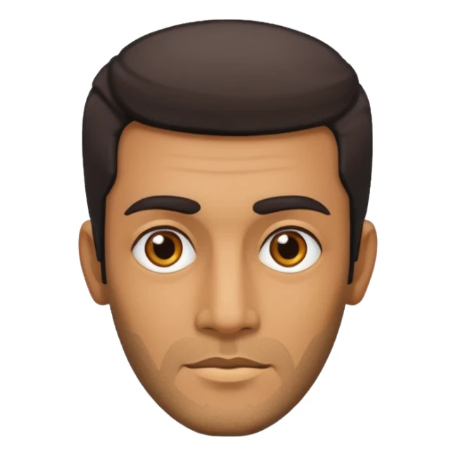 a guy thats from sri Lanka and has side burns and a rectangle head sticker
