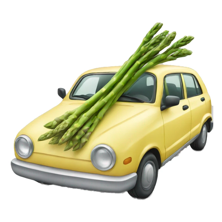 Car with Asparagus  sticker