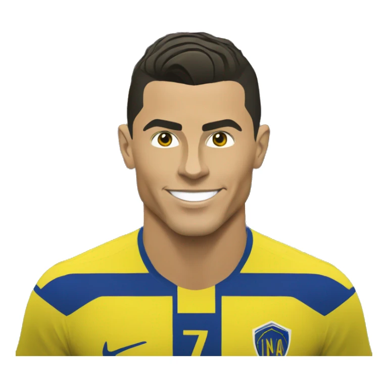 Cristiano Ronaldo at Al Nassr sticker