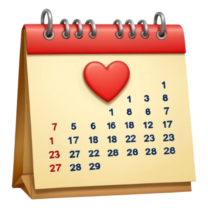 cute kalender , really light yellow/gold/brown themed with maybe a little heart on it. its paper in it and rings at the top of it where the paper is on. it needs to look like its drawed of smt and the rings at the top instead.  sticker