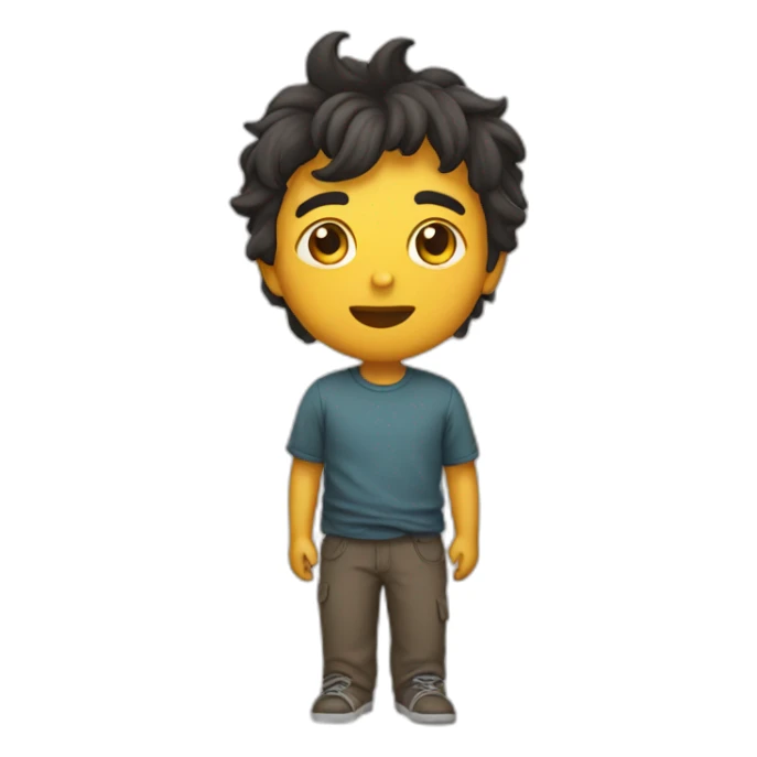Emoji of a name called Advay sticker