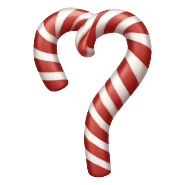 Candy cane sticker