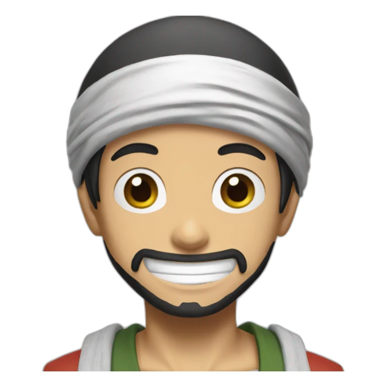 Luffy muslim sticker