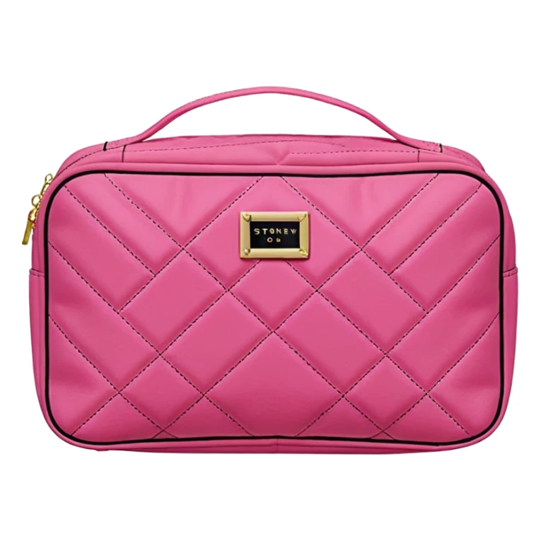 stoney clover lane makeup bag with no patches on it and no handle sticker