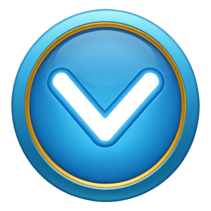 Make the emoji of roblox verify blue tick sticker