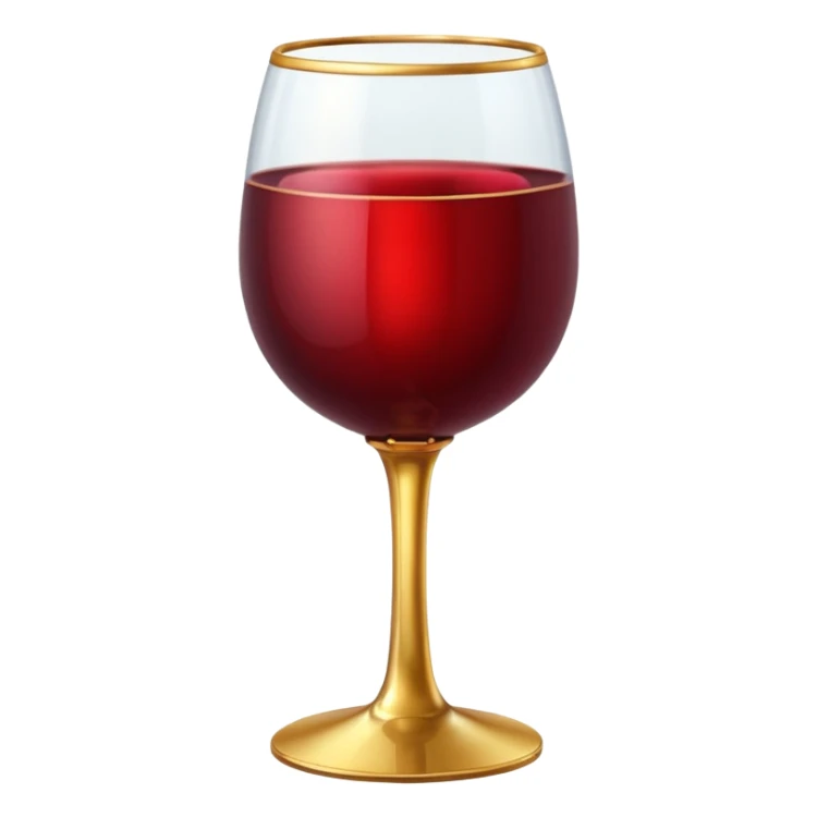 golden wine glass like holy grail sticker