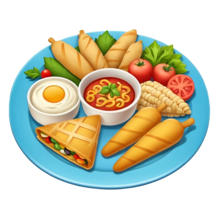 emoji for food service sticker