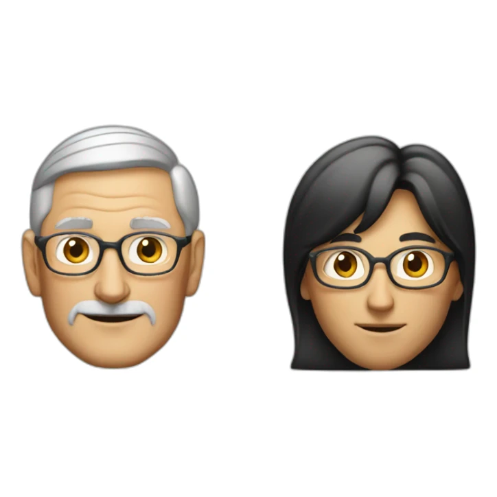 Steve jobs and tim cook sticker
