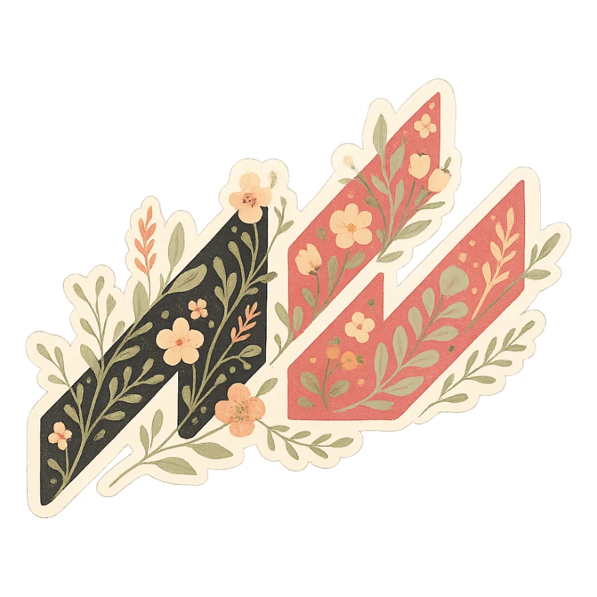 Using a transparent background, give the Assetto Corsa a cute Cottagecore makeover sticker