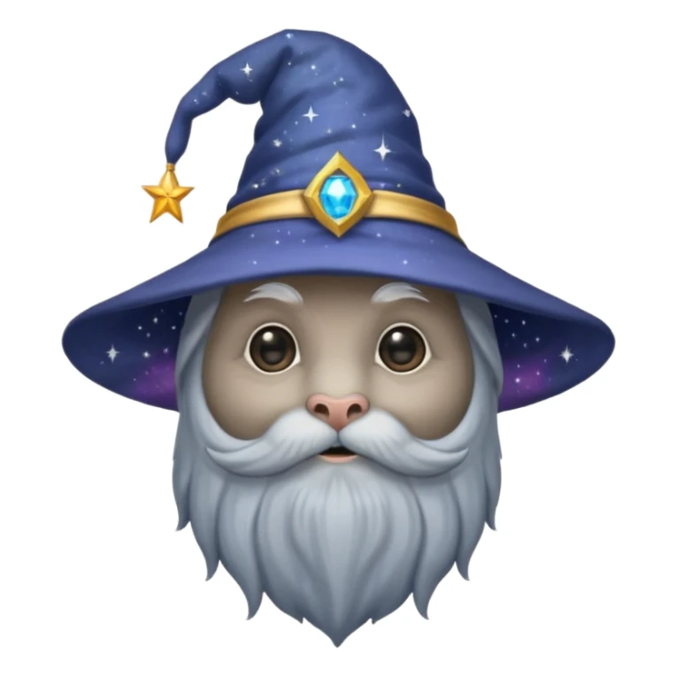 A wizard Seal that have a Galaxy in his head sticker