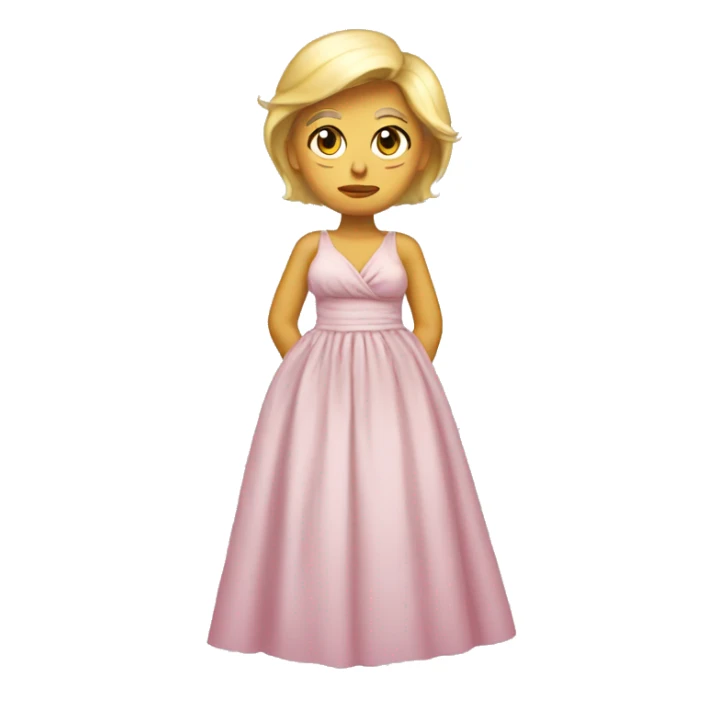 donald trump in a dress sticker