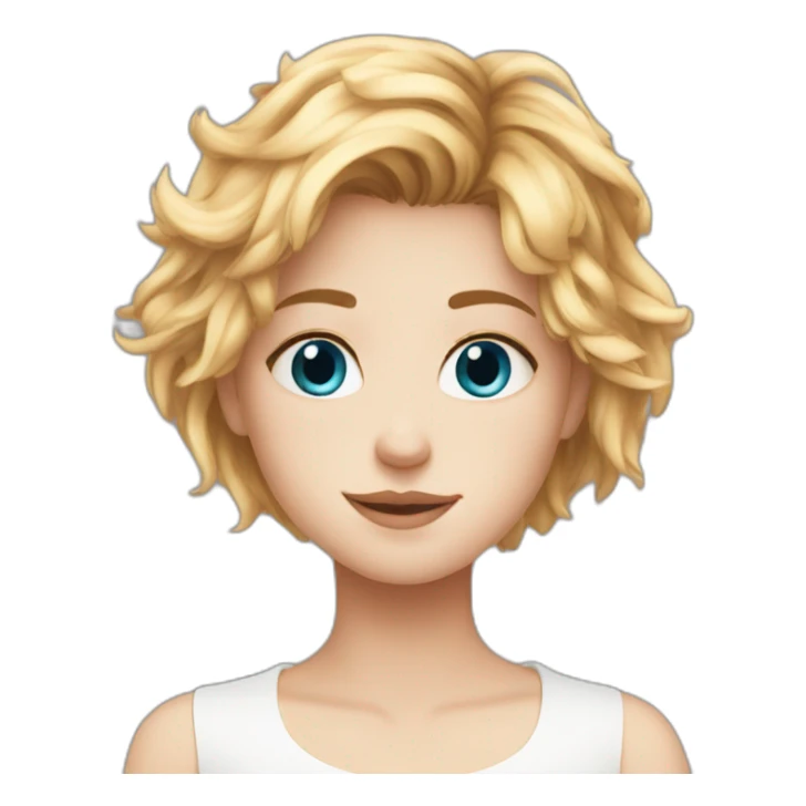 Emma Blue is the warmest color sticker