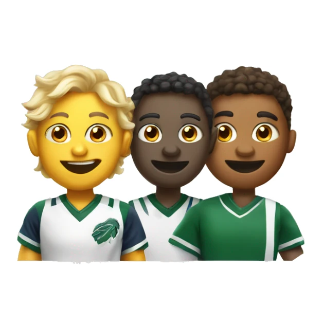 three differen mascots for school sports teams sticker