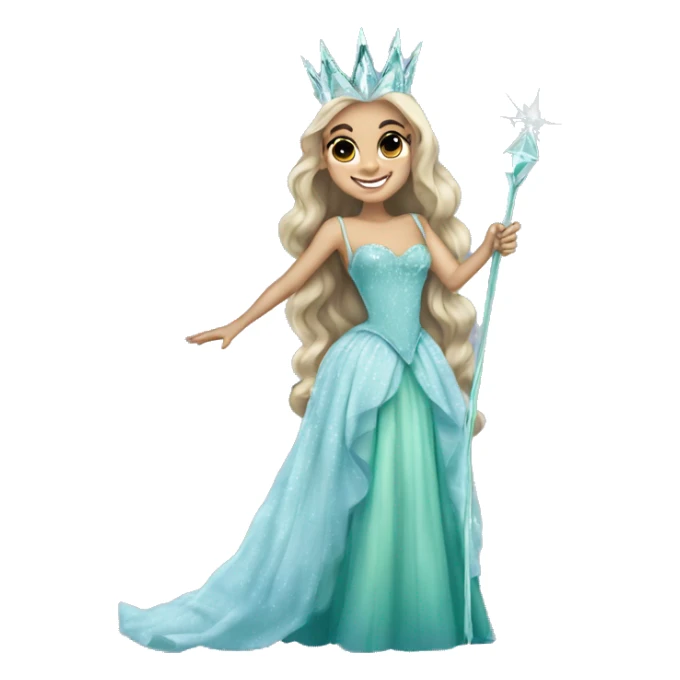 ariana grande as glinda in Wicked  sticker
