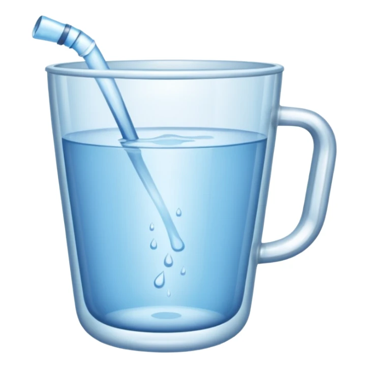 a cup of water sticker