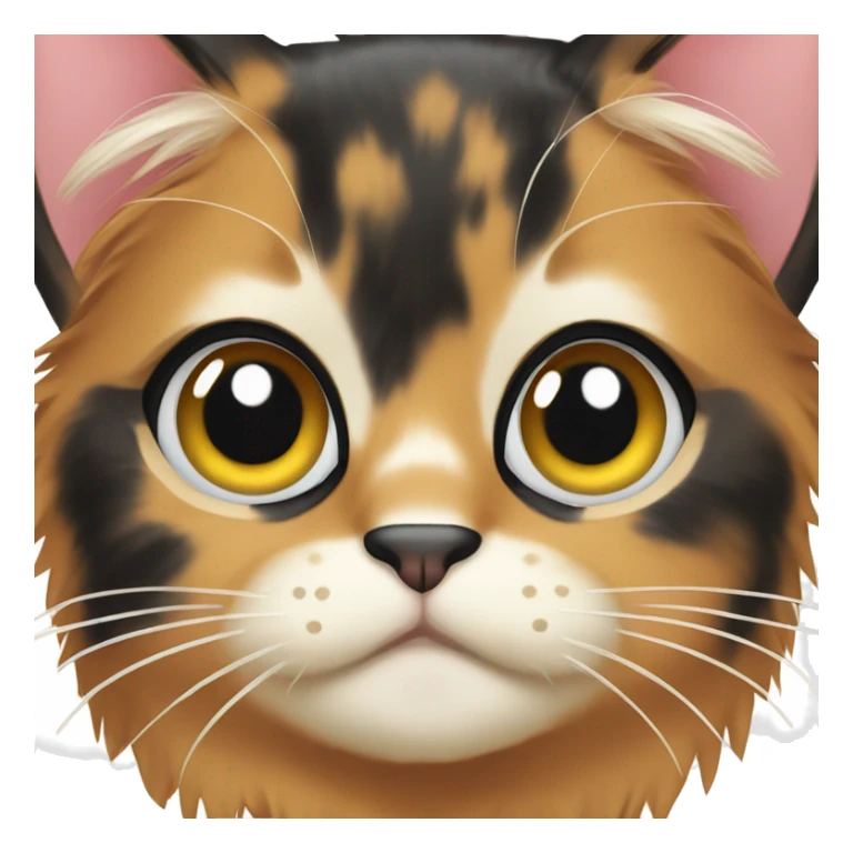 A.I. calico cat sticker
