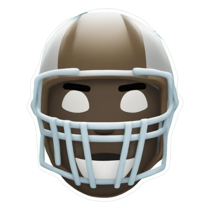 Ice cold football sticker