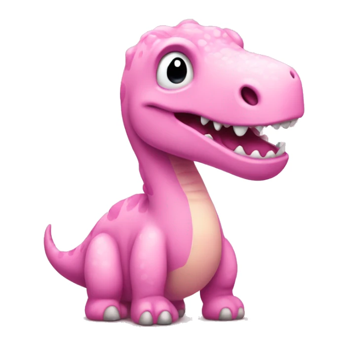 pastel pink dinosaur  sticker