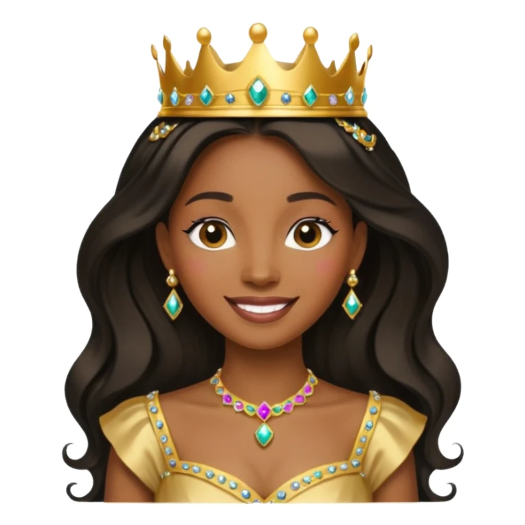 princesa negra sticker