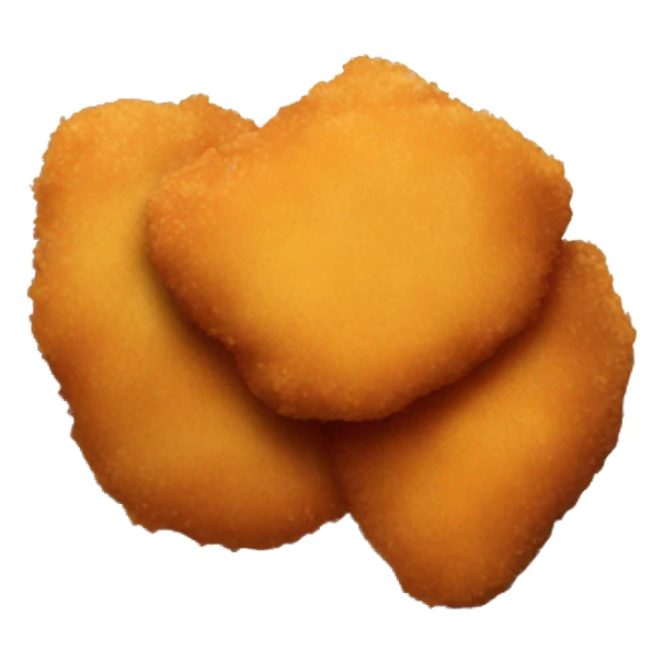 chicken nugget dipped in sweet and sour sauce sticker