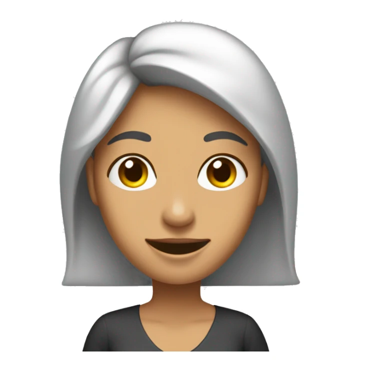 Mujer banca enseñando dedo pulgar sticker