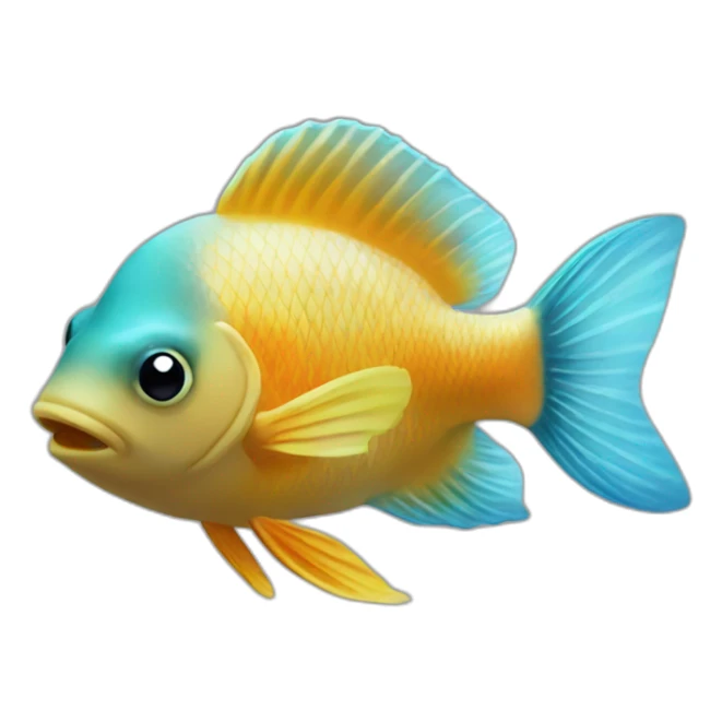 Un aquarium rempli de poisson tropicaux sticker