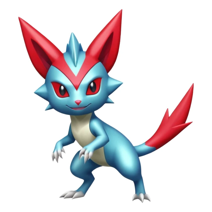 Shiny Exotic Bisharp-Sneasel-Weavile-Zangoose-Scizor-Hybrid-Creature sticker